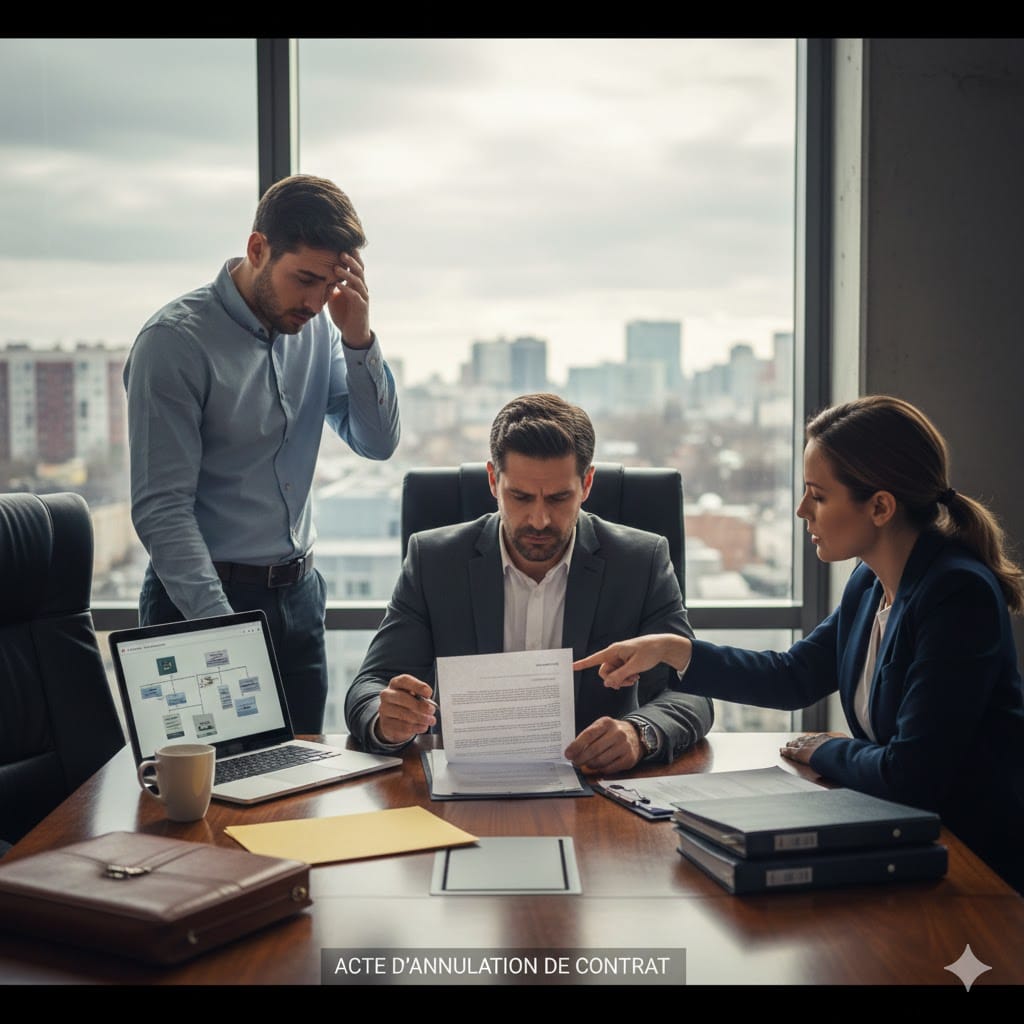 Annulation adjudication conditions