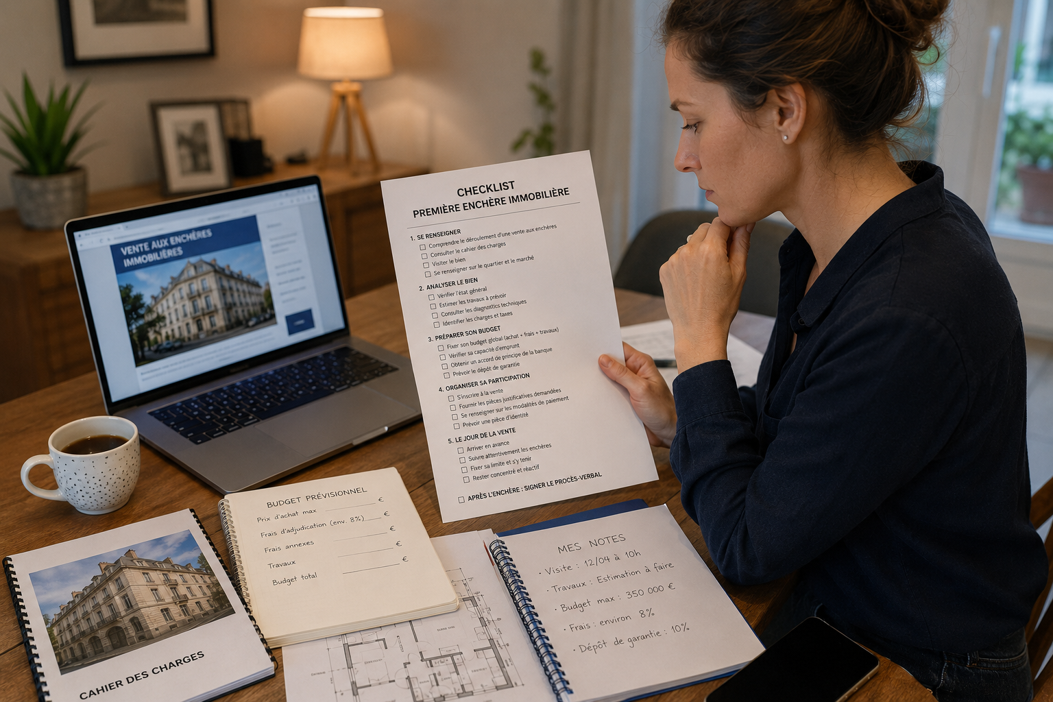 Checklist pour préparer sa première enchère immobilière Checklist pour préparer sa première enchère immobilière